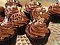 Double chocolate cupcakes med havssalt