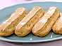 Éclair med vanilj- och kaffekräm