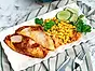 Enchiladas med kyckling och rostad majs