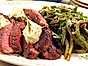 Entrecôte med kryddsmör och franska bönor