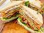 Eriks vegetariska club sandwich