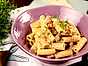 Fläskfilépasta med gorgonzolasås