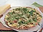 Flatbread-pizza med potatis och parmesan