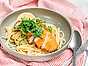 Frasig parmesankyckling med caesarpasta