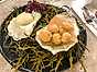 Friterade ostron med yuzu och chilimajonnäs