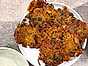 Fritters med linser och rotsaker