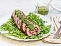 Fylld flankstek med chimichurri