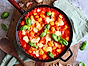 Gnocchipanna med tomat och mozzarella Granarolo