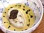 Gösquenell med oscietra-kaviar och beurre blanc