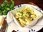 Gratinerad tortellini med kallrökt lax