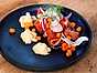 Gravad lax med picklade havtorn