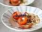 Grillad frukt med lavendelsocker och fromage blanc