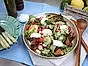 Grillad kyckling och gemsallad med dill och citron