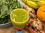 Grön smoothie med ingefära