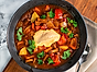Gulasch på svamp med rökig smetana