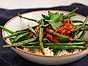 Haricots verts i vitlöksdoftande tomatsås