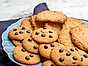 Havrekakor och chocolate chip cookies