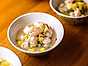 Het ceviche med torsk och pilgrimsmussla