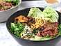 Het koreansk biff ramen med sesamdipp