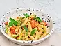 Het sparrispasta med citron och mandel