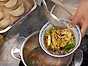 Hot and sour dumpling soup