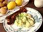 Isterband med citron- och dillslungad potatis