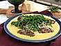 Italienska järpar med krämig polenta