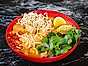 En maxad laksa, signerad Jonas Cramby