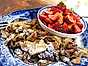 Kaiserschmarren med jordgubb- och apelsinkompott