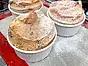 Katrinplommonsoufflé med valnötter