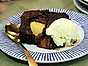 Kladdkaka med mintpäron