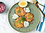 Knaperstekt rösti med tzatziki och syrad lök