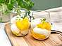 Kokospannacotta med mango och passion