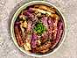 Koreansk ångkokt auberginesallad