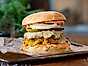 Korvbrödsbagarn Smashed tripple cheese burger