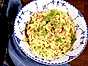 Kräftpasta med getost och curry