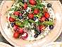 Krämig färskostsallad med sommarbär