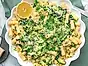 Krämig grönsakspasta med gremolata