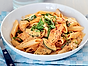 Krämig pasta med kyckling