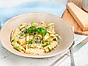 Krämig sparrispasta med parmesan