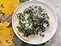 Krämig svart- och grönkålsallad med parmesanost