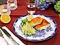 Kyckling cordon bleu med spenat- och vitlöksmos