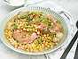 Kycklinggryta med pärlcouscous och vitlöksmajonnäs