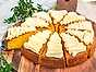 Lyxig saffranskaka med färskostglasyr