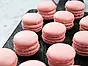 Macarons med hallonmousseline