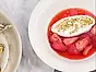 Marinerade jordgubbar med vispad mascarpone