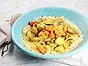 Marockansk kycklinggryta med kikärter och couscous