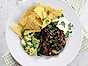 Mexikansk linsgryta med avokado och nachochips
