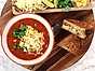 mexikansk tomatsoppa med grilled cheese
