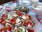 Minicheesecakes med jordgubbar och lime